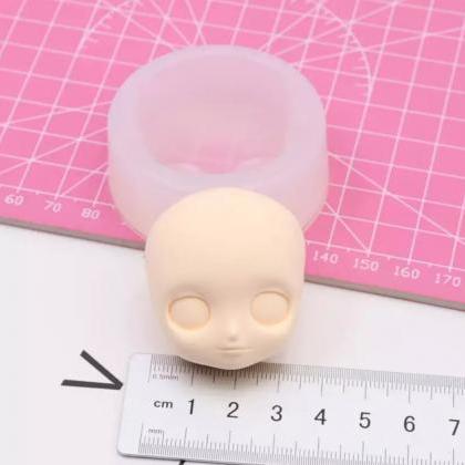 Doll Chibi Figure Statue Blythe Face 3d Clear..